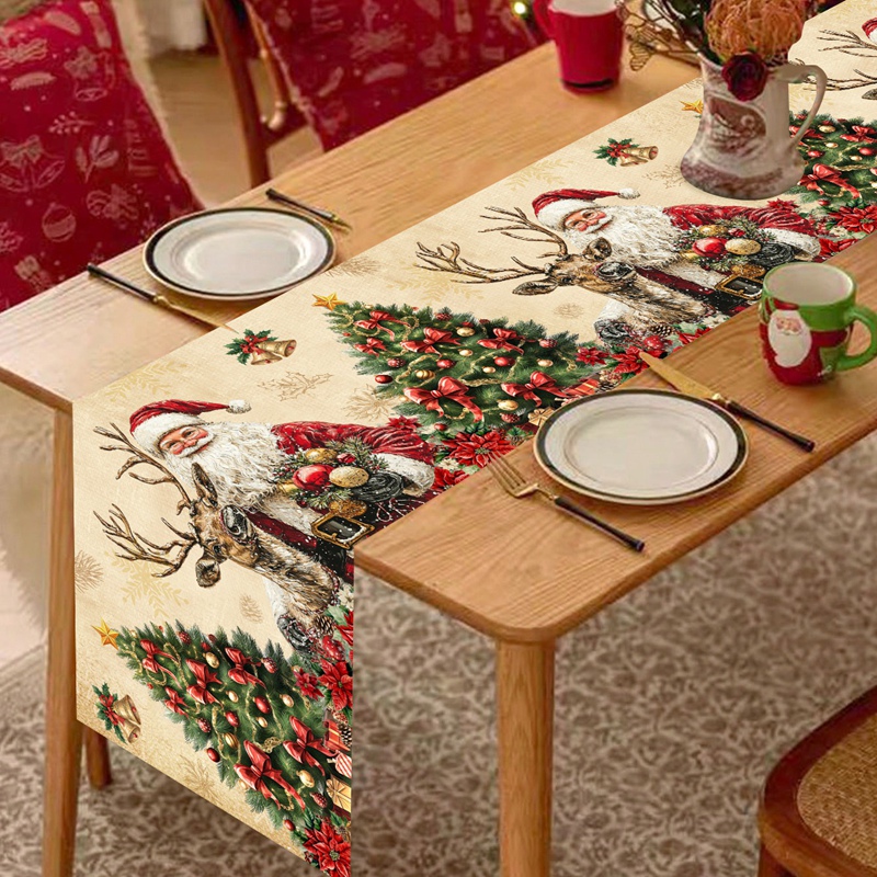 Vintage Christmas Table Runner - Christmas Table Runner 리뷰 및 가격