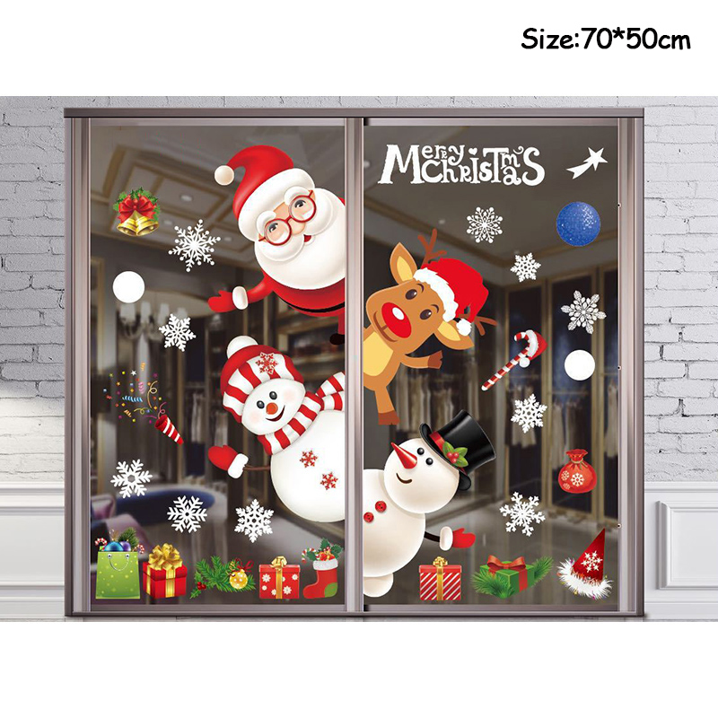 Merry Christmas Decoration Win - Snowflake Window Decal 리뷰 및 가격
