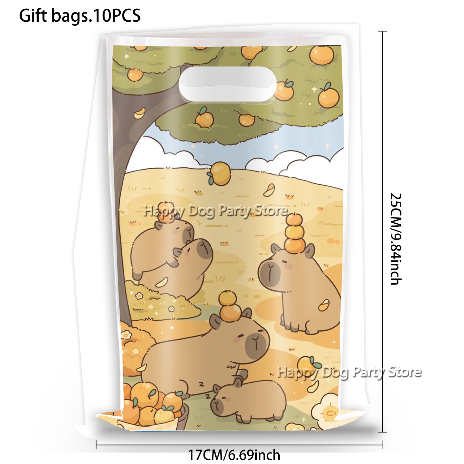 Cartoon Capybara Party Supplie - Gift Box Wrap Set 리뷰 및 가격
