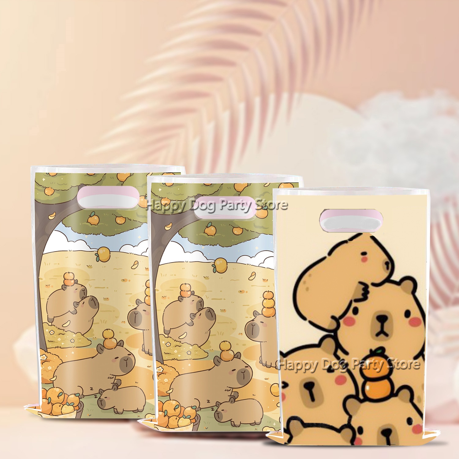 Cartoon Capybara Party Supplie - Gift Box Wrap Set 리뷰 및 가격