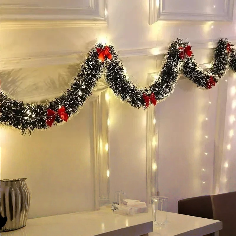 LED Christmas Tinsel Garland A - Tinsel Garland Decoration 리뷰 및 가격