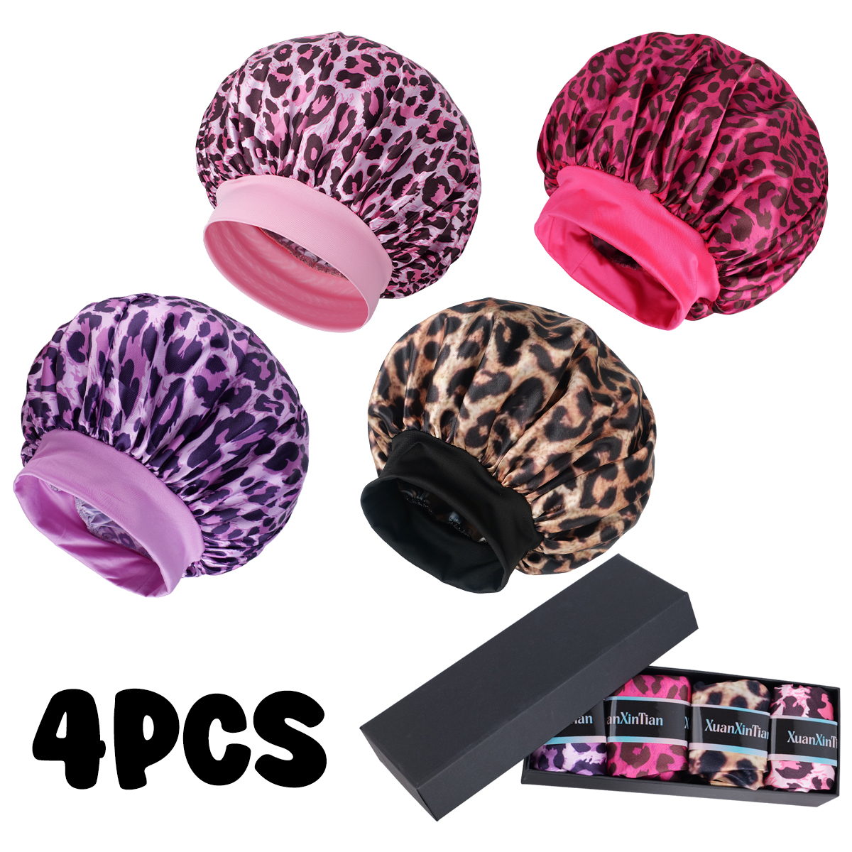 4PCS Mystery Hair Bonnet Gift  - Gift Box Wrap Set 리뷰 및 가격