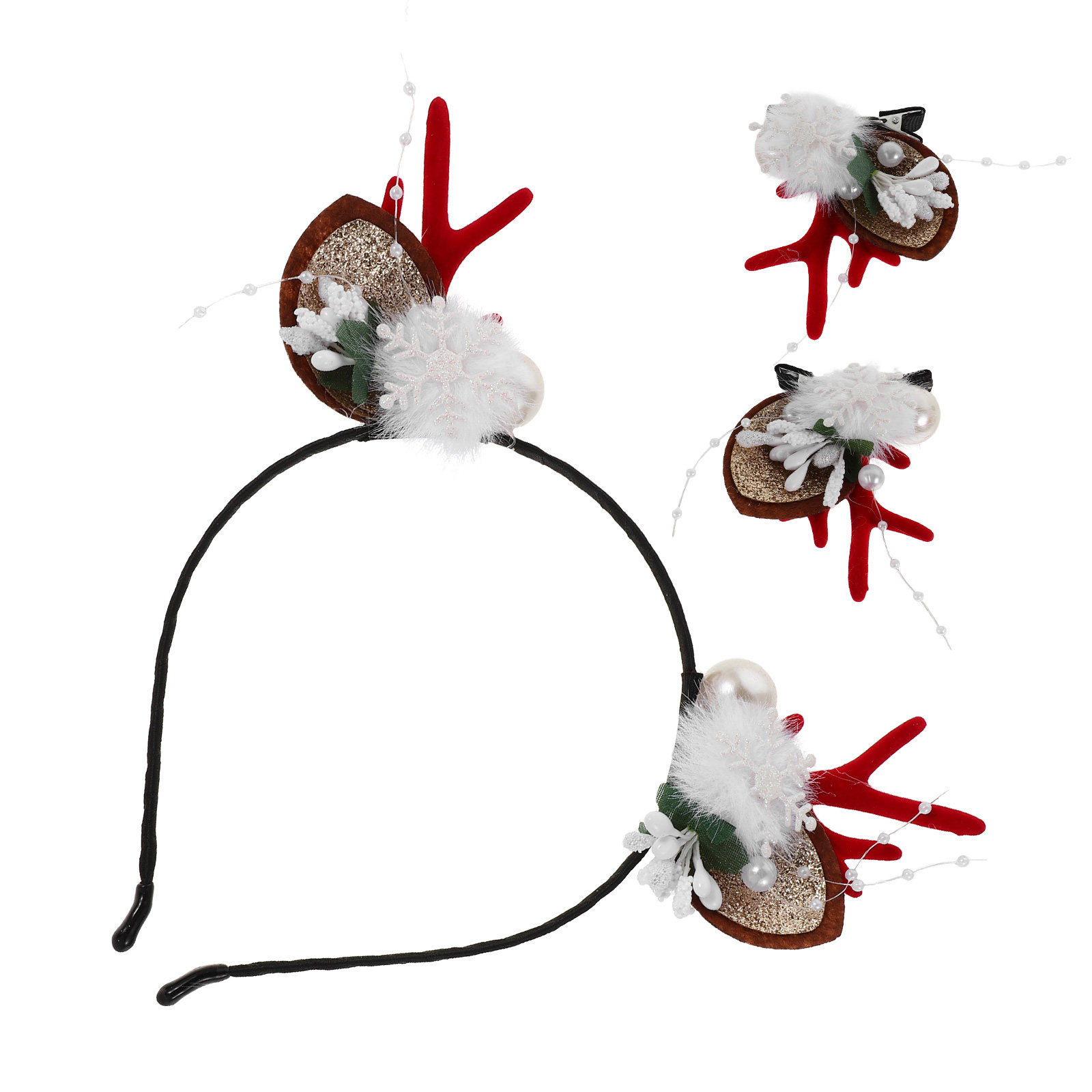4Pcs Christmas Reindeer Antler - Reindeer Antlers Headband 리뷰 및 가격