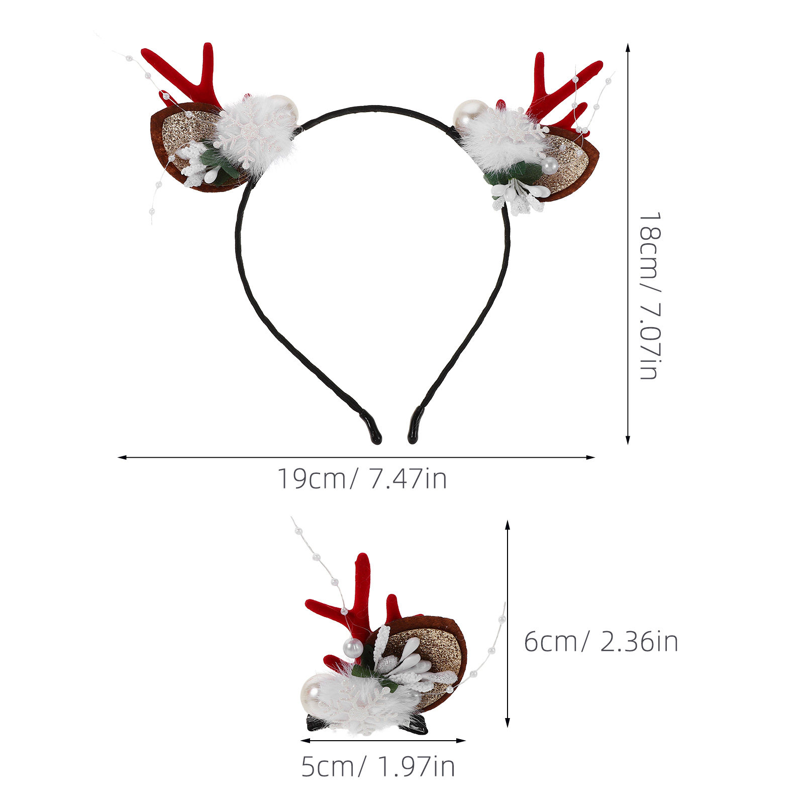 4Pcs Christmas Reindeer Antler - Reindeer Antlers Headband 리뷰 및 가격