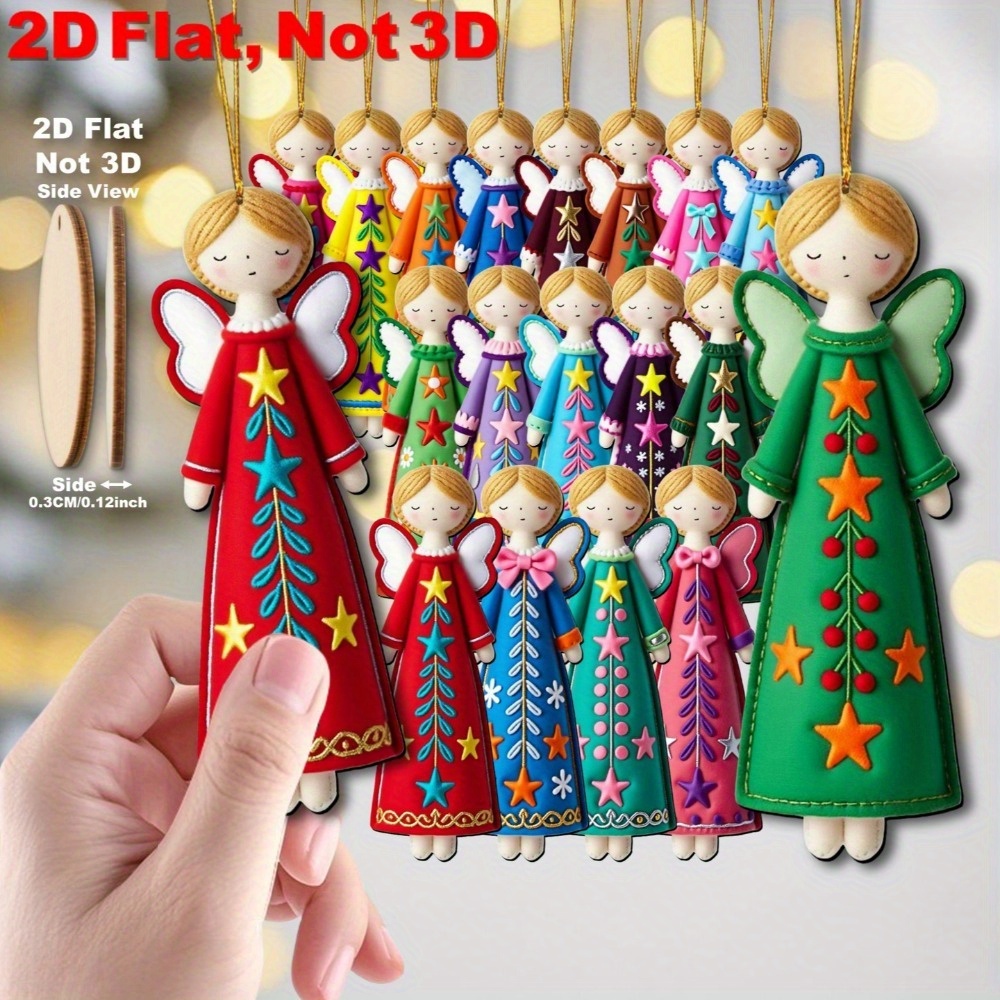 16Pcs Colorful Angel Ornaments - Star Tree Topper 리뷰 및 가격