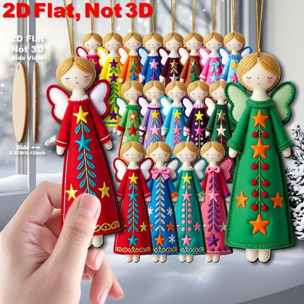 16Pcs Colorful Angel Ornaments - Star Tree Topper 리뷰 및 가격