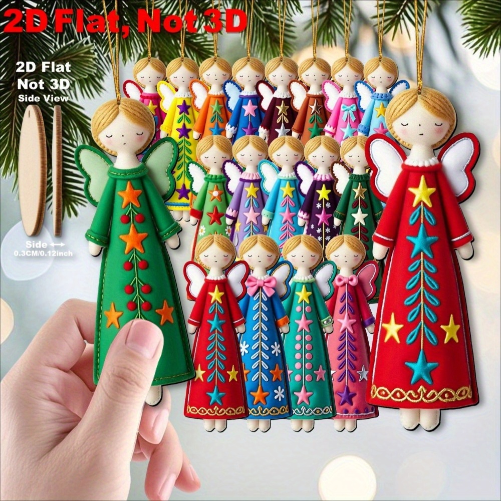 16Pcs Colorful Angel Ornaments - Star Tree Topper 리뷰 및 가격