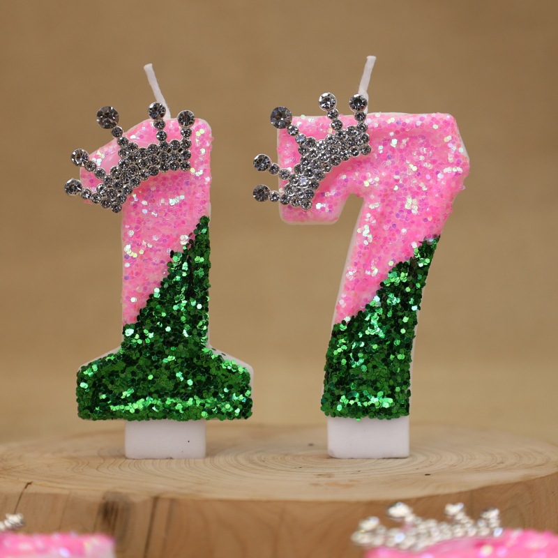 Sparkling Light Green Princess - Holiday Candle Set 리뷰 및 가격
