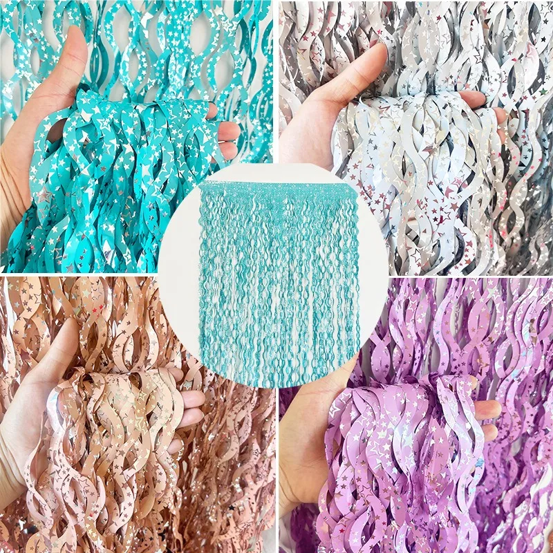 1X2M Star Colorful Rain Tinsel - Tinsel Garland Decoration 리뷰 및 가격