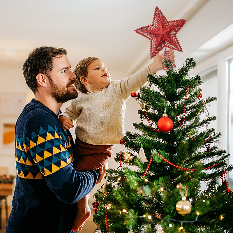 22cm Glitter Christmas Tree To - Star Tree Topper 리뷰 및 가격