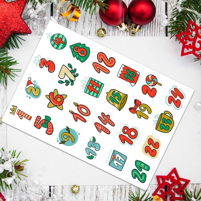 Merry Christmas Stickers Adven - Advent Calendar Gift 리뷰 및 가격
