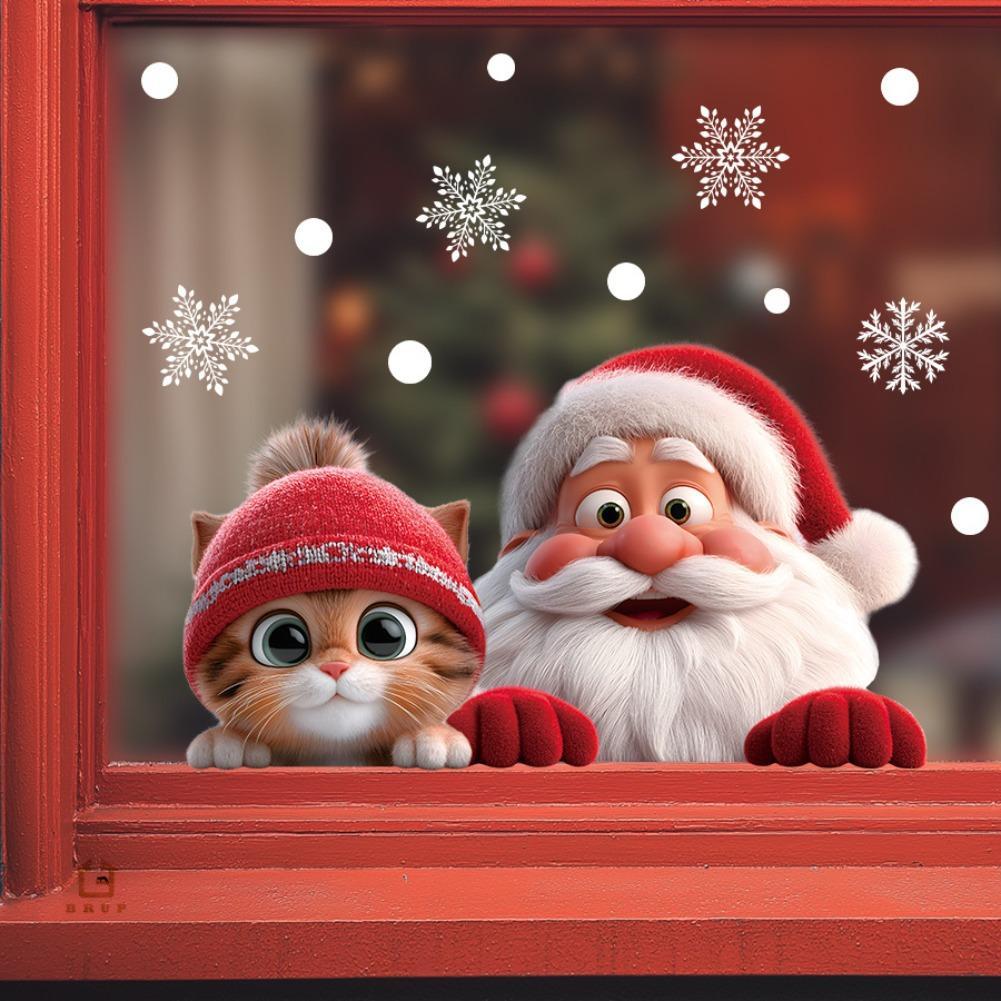 2pcs Christmas Window Clings S - Snowflake Window Decal 리뷰 및 가격