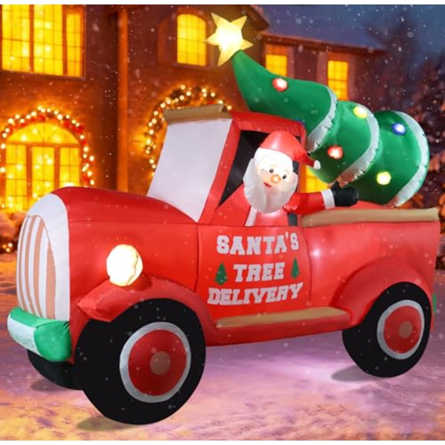 Outdoor 7.5 FT Red Truck Chris - Christmas Lights Outdoor 리뷰 및 가격