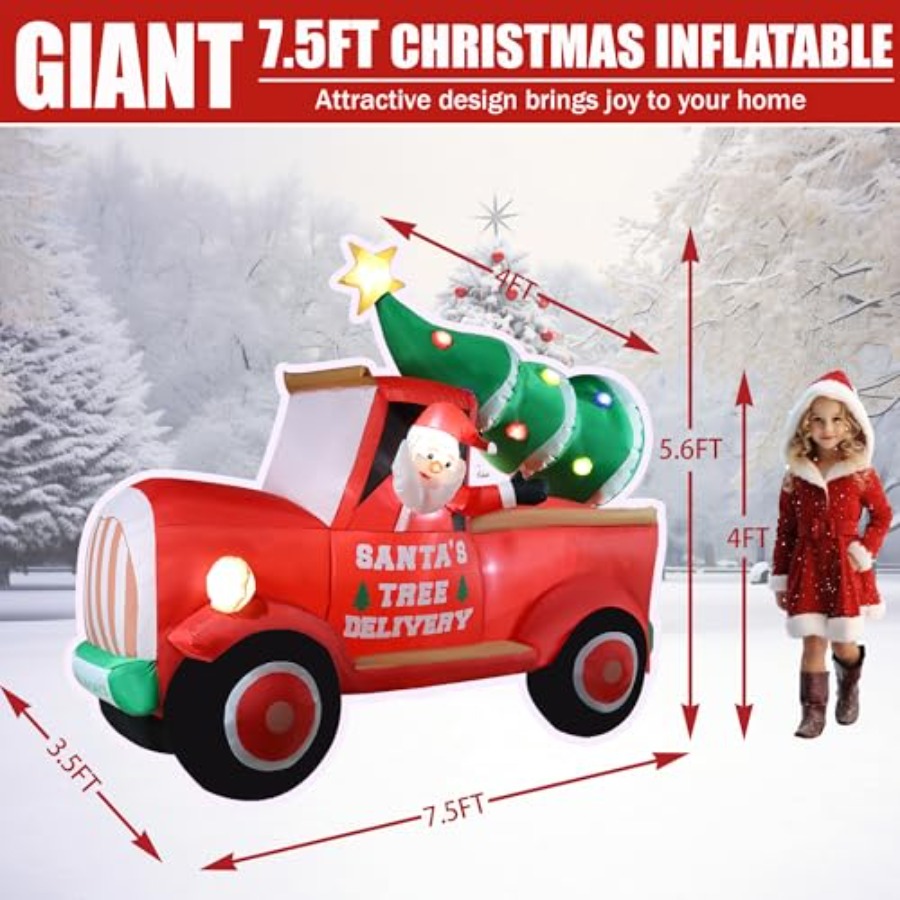 Outdoor 7.5 FT Red Truck Chris - Christmas Lights Outdoor 리뷰 및 가격