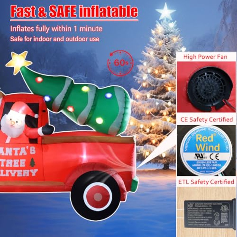 Outdoor 7.5 FT Red Truck Chris - Christmas Lights Outdoor 리뷰 및 가격
