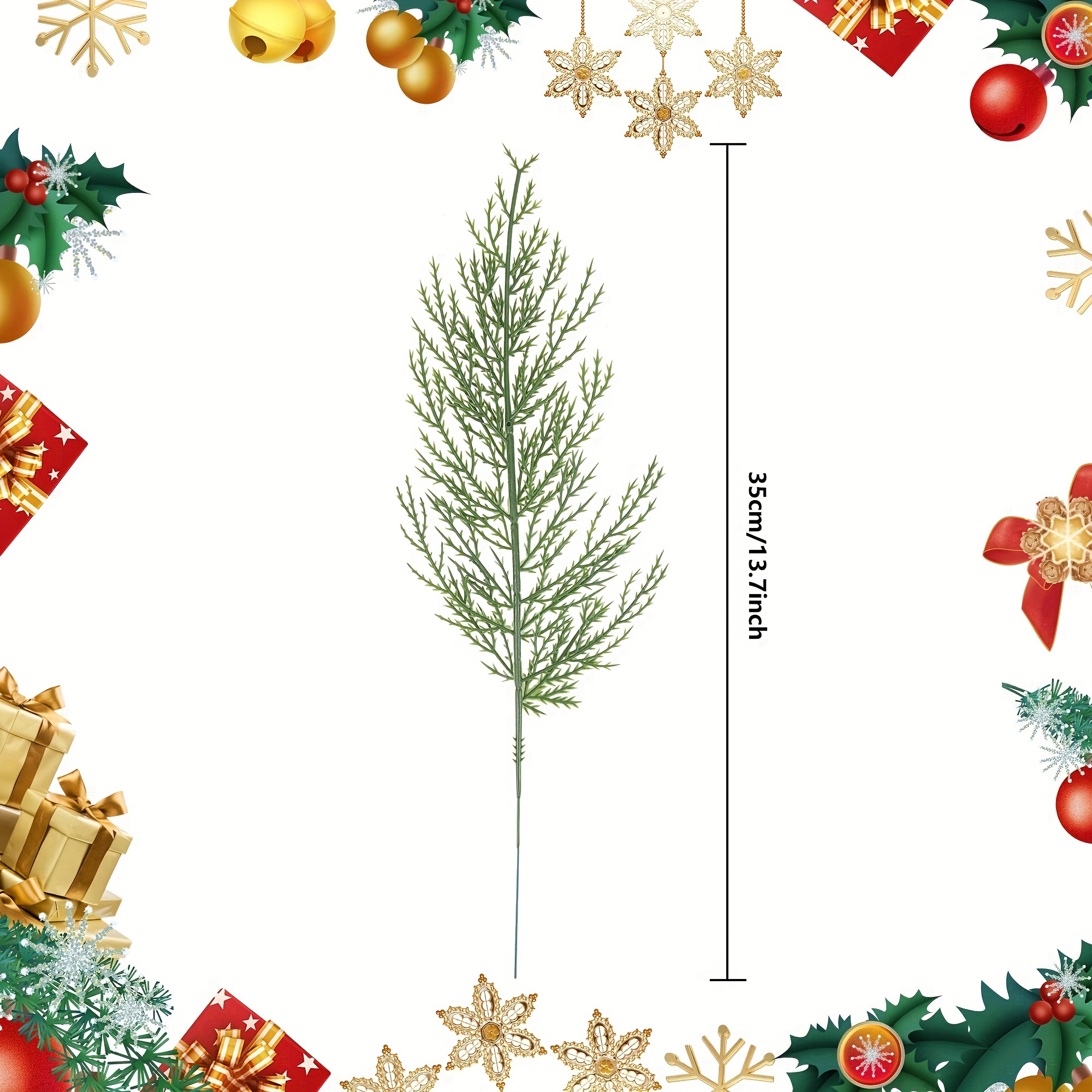 20Pcs Artificial Pine Sprigs F - Christmas Wreath Fake 리뷰 및 가격