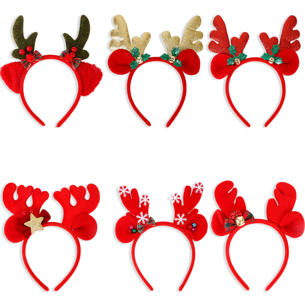 Merry Christmas Headband Reind - Reindeer Antlers Headband 리뷰 및 가격