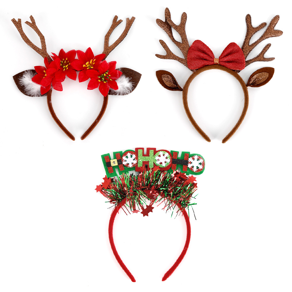 Merry Christmas Headband Reind - Reindeer Antlers Headband 리뷰 및 가격