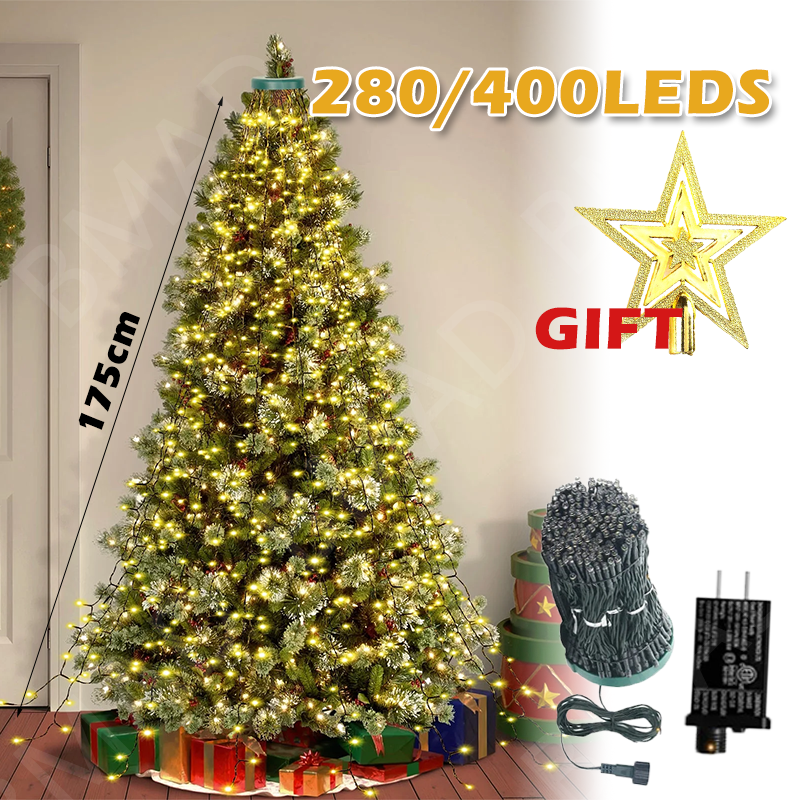Christmas Tree Waterfall Light - Led Fairy String Lights 리뷰 및 가격
