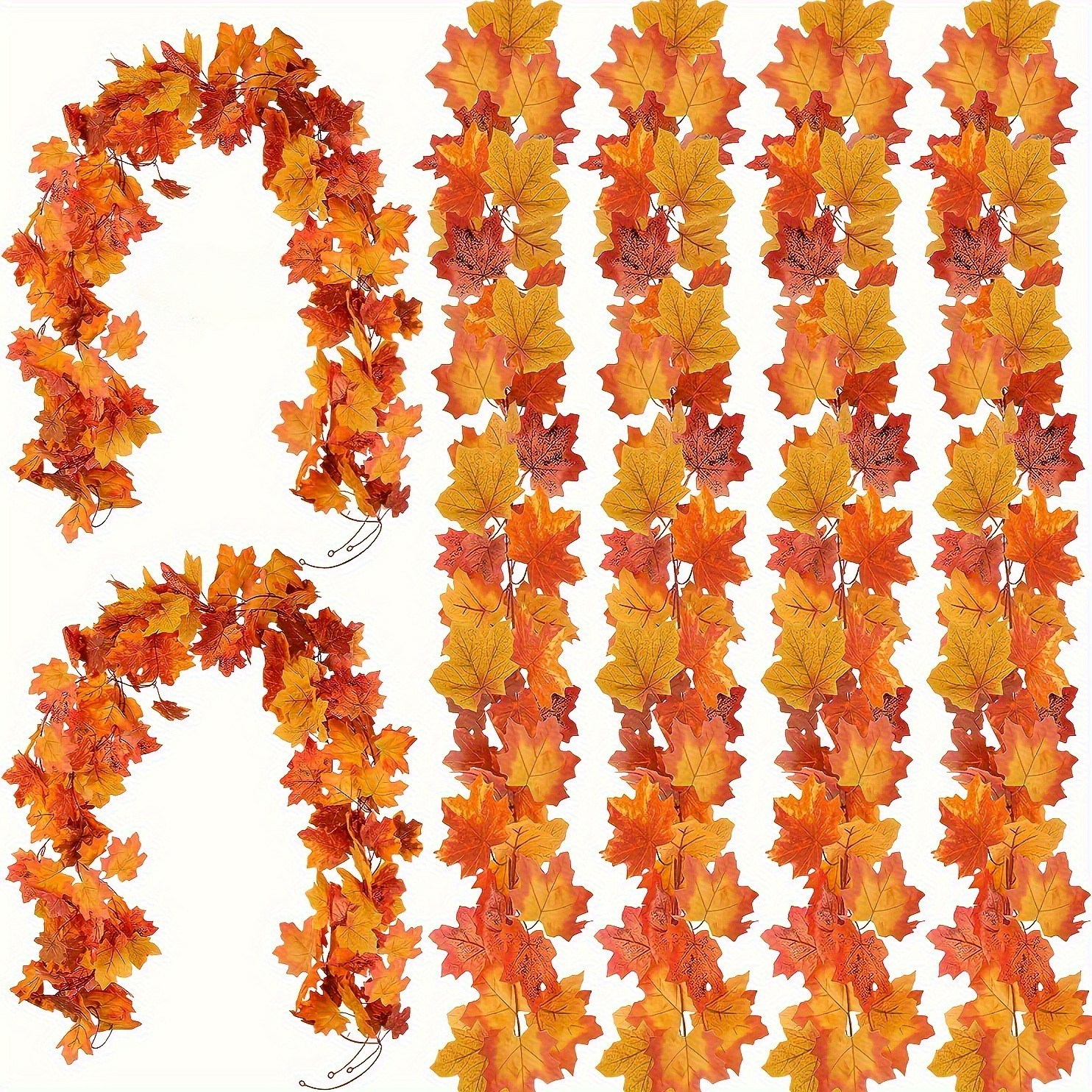 100CM Autumn Artificial Maple  - Christmas Wreath Fake 리뷰 및 가격
