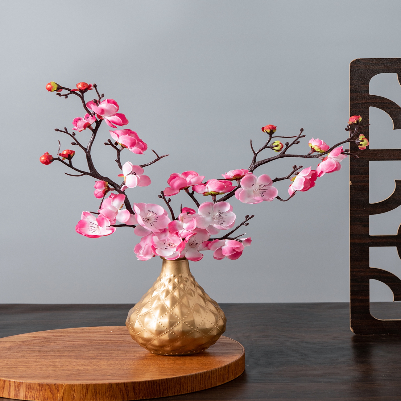 Artificial Flower Spring Plum  - Christmas Wreath Fake 리뷰 및 가격