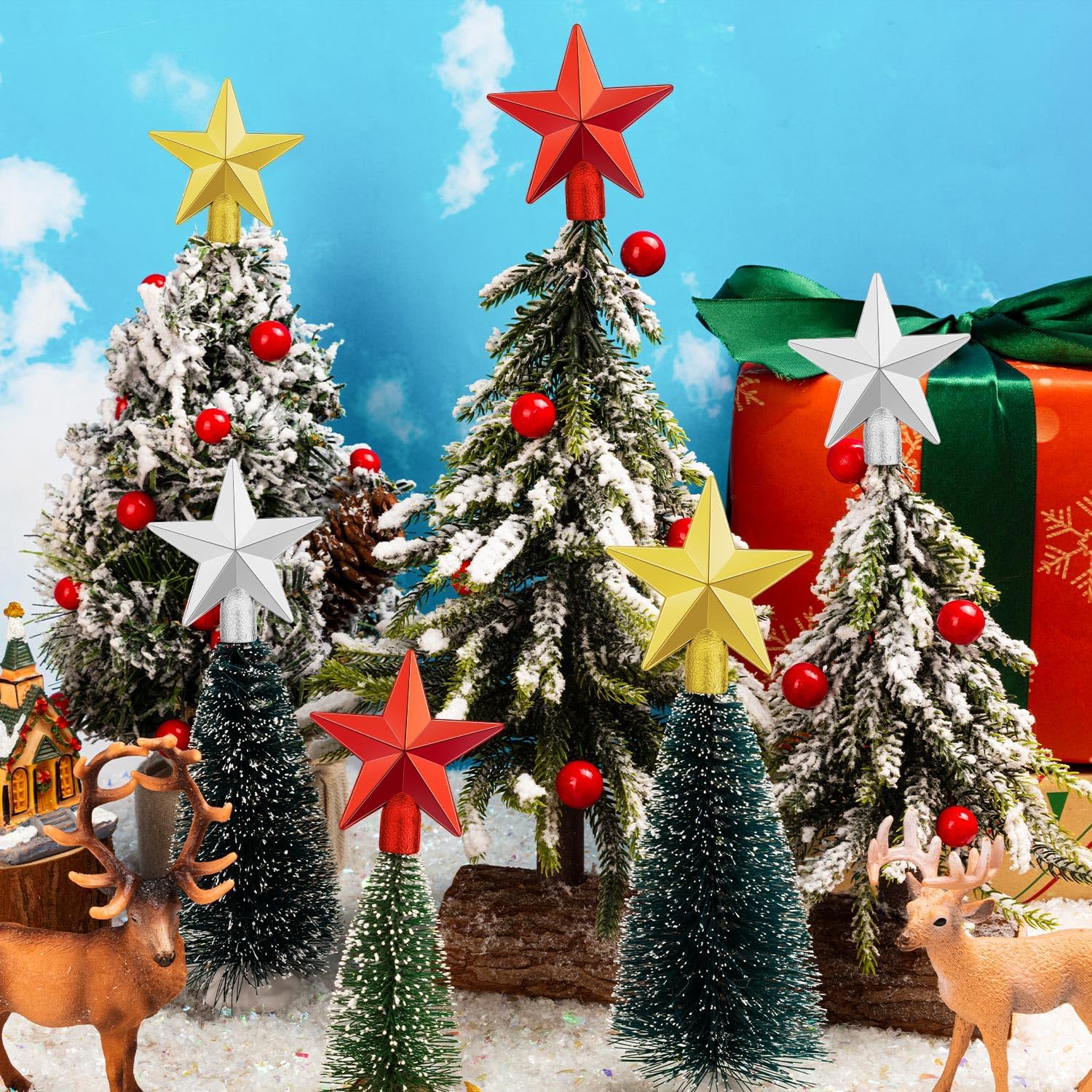 Mini Christmas Tree Topper Sma - Star Tree Topper 리뷰 및 가격