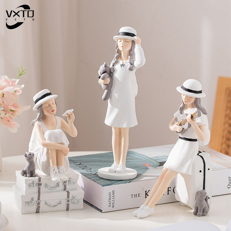 Creative Nordic Cute Girl Resi - Nutcracker Figurine 리뷰 및 가격