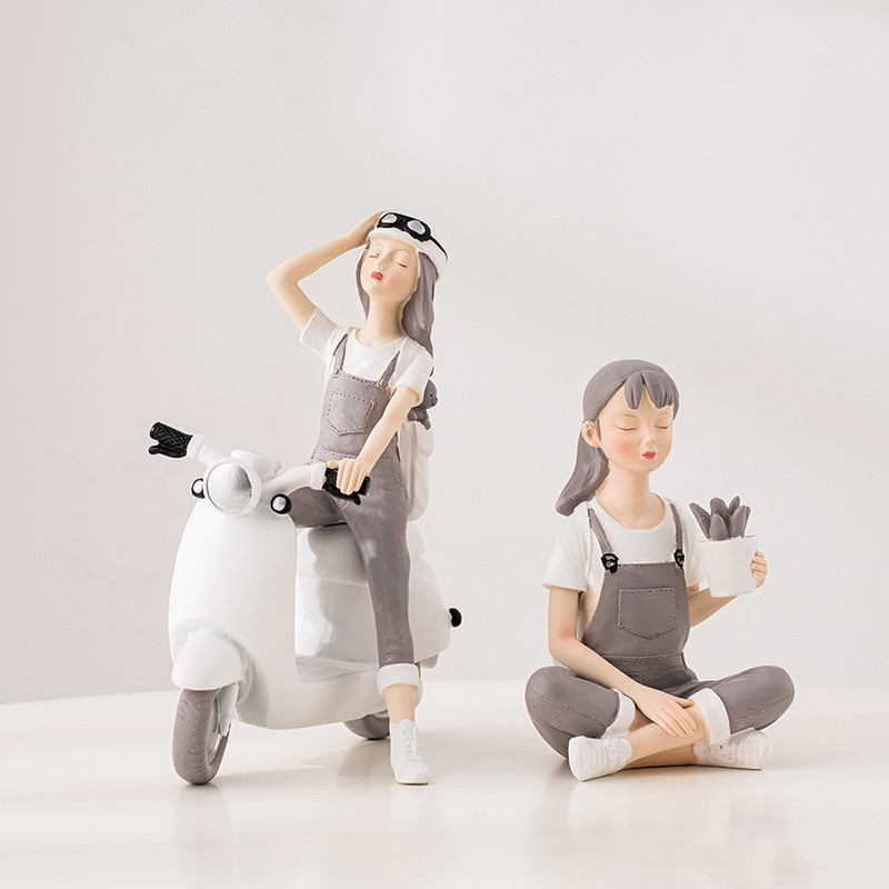 Creative Nordic Cute Girl Resi - Nutcracker Figurine 리뷰 및 가격