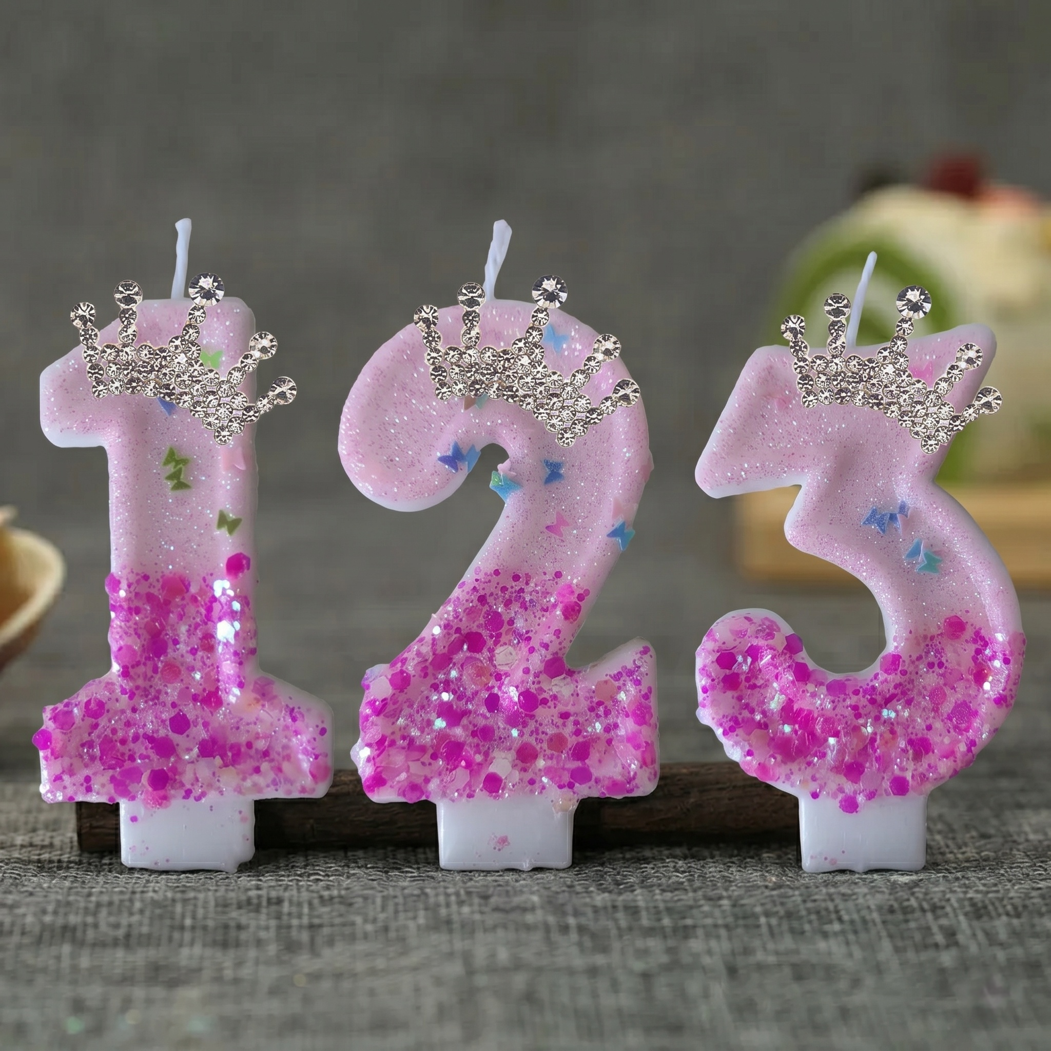 Pink Rose Red Sequins Dual Col - Holiday Candle Set 리뷰 및 가격