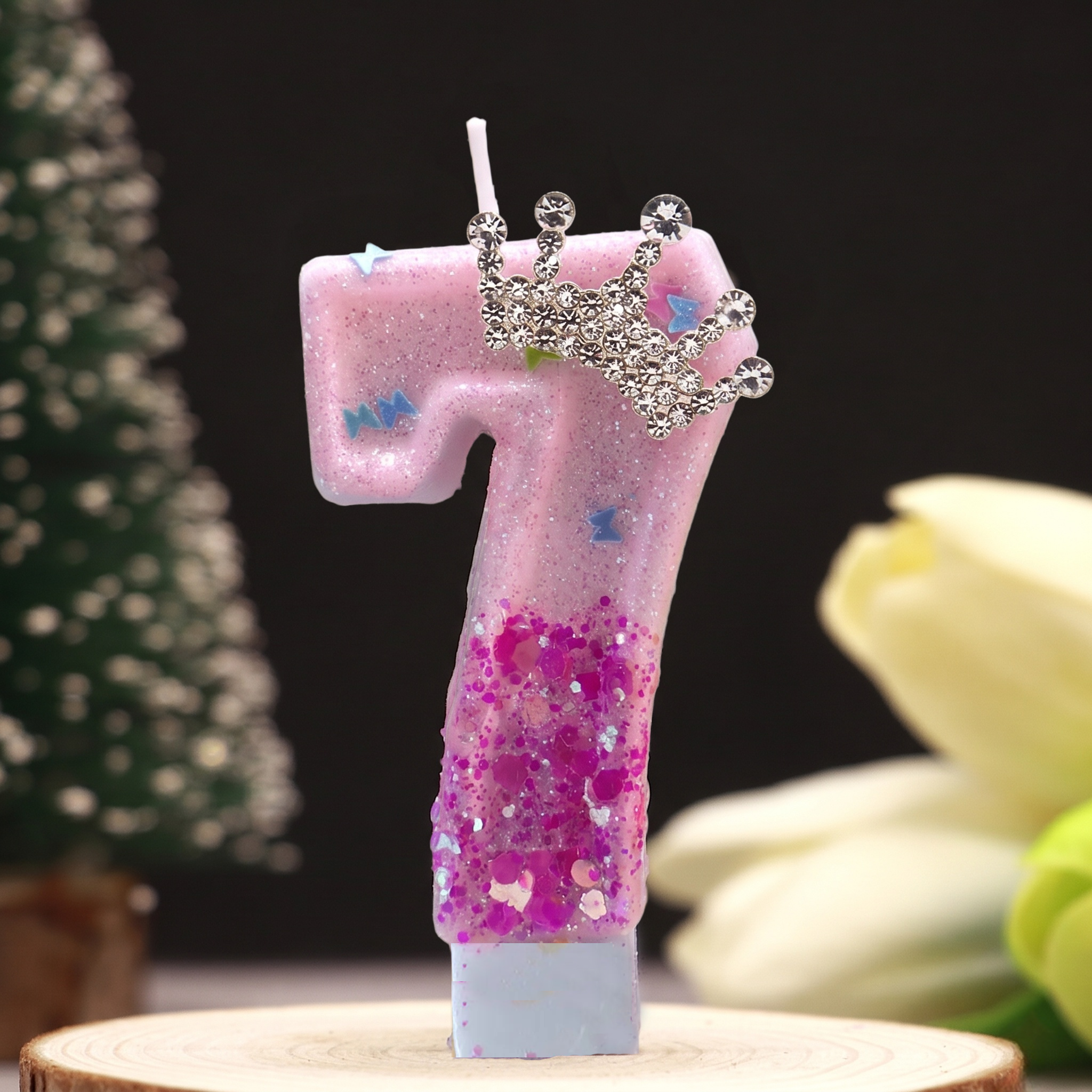 Pink Rose Red Sequins Dual Col - Holiday Candle Set 리뷰 및 가격