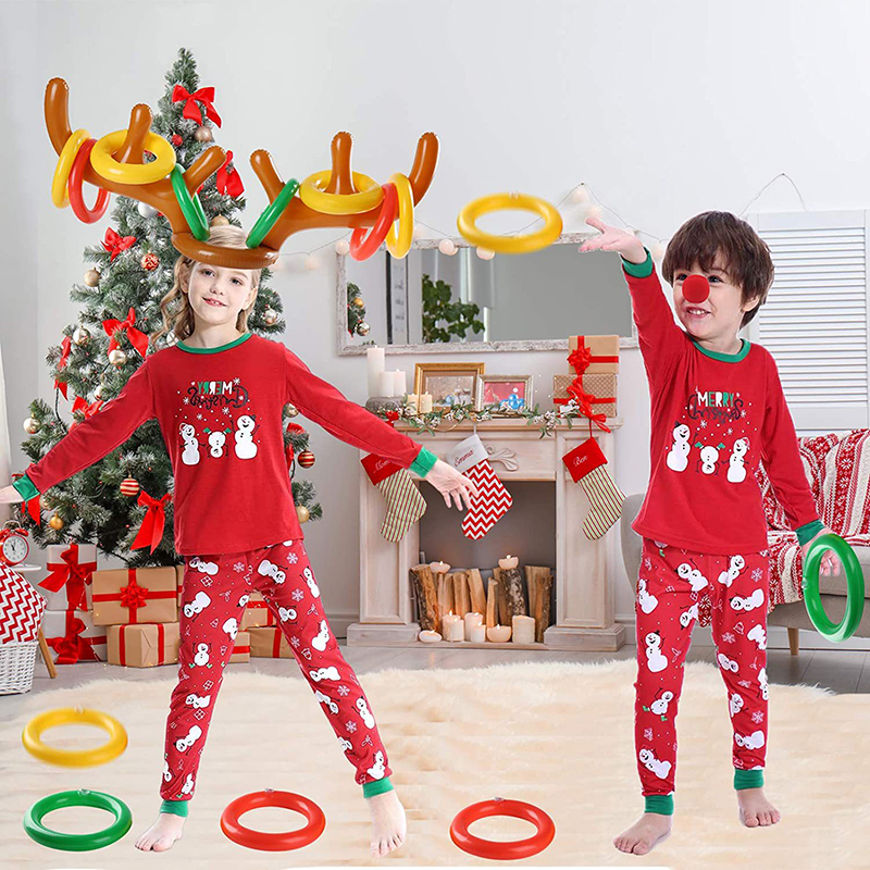 1/3/5set Christmas Game Inflat - Reindeer Antlers Headband 리뷰 및 가격
