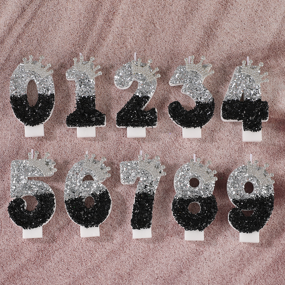 Black Silver Gradient Crown Ha - Holiday Candle Set 리뷰 및 가격
